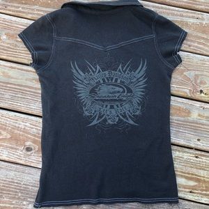 Harley Davidson Eagle polo shirt